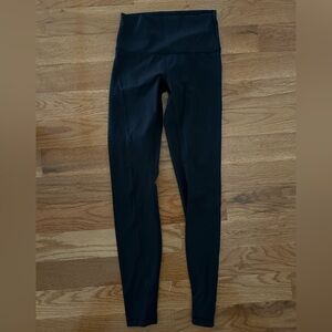 Black Wunder Under Lululemon Leggings 28”